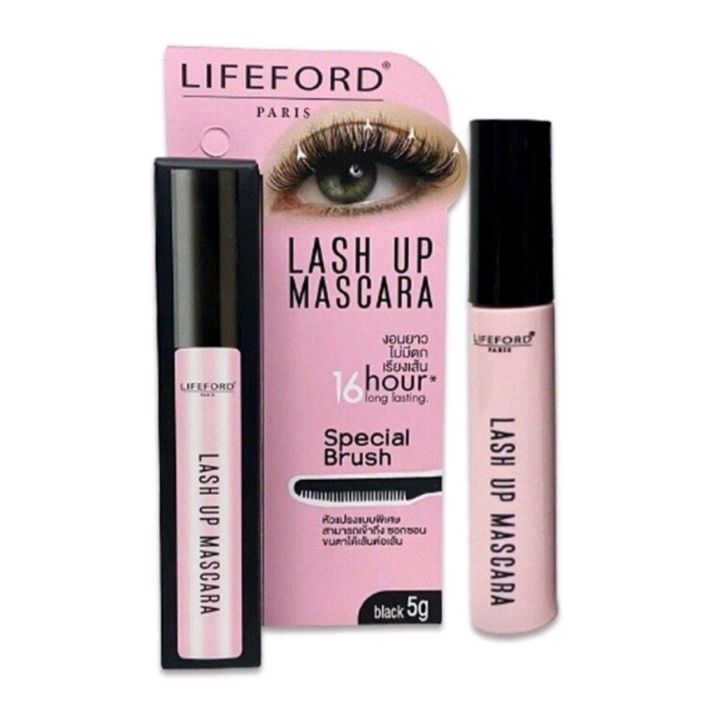 lifeford-lash-up-mascara-ไลฟ์ฟอร์ด-ลาสอัพ-มาสคาร่า-ปัดขนตาให้งอน-ยาว-หนา