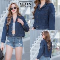 Jacket Jeans แจ๊คเกตผ้ายีนเนื้อดี งานสวยนะคะ ปักดาวช่วงแขน เก๋มากๆคะ แม๊ทกับเสื้อสีพื้นกางเกงขาสั้นก็สวย