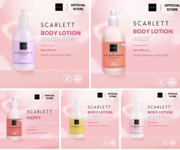 Scarlett Body Lotion Body Lotion Scarlet Lazada