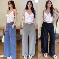 Waistband” trousers (S,M 490฿ฟรีส่ง) สวยสับอีกแล้วค่า กางเกงมาใหม่??? รุ่นนี้ทรงเป๊ะมากค่ะขาตรงยาว ผ้าดี ใส่แล้วดูพรางหุ่นสุดๆ ดีเทลขอบเอวเท่ๆ ตอนนีฮิตสุดๆ หยิบใส่ได้ทุกวัน!! สามารถใส่ได้ทั้งเอวสูงเอวต่ำนะคะ  มี 3 สี เทา/ ฟ้า/ ดำ