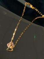 Valleydarley - สร้อยคอโซ่ Double Felice 14k Gold Plated Chain Necklace