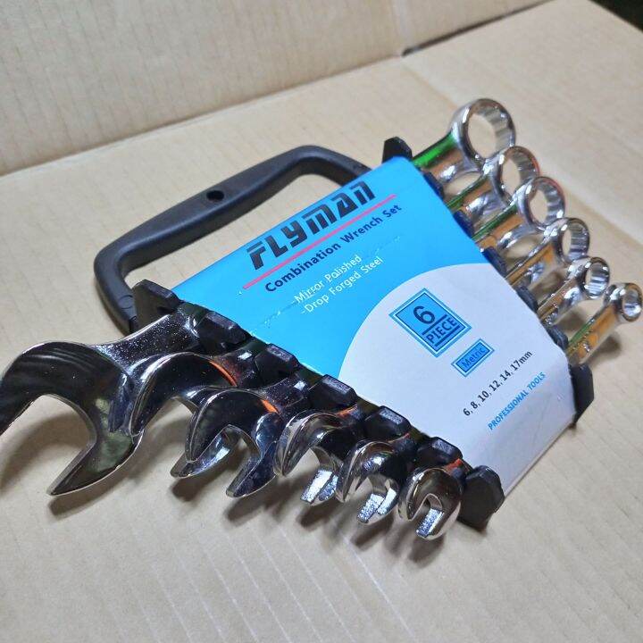 flyman combination wrench set 6pcs original Lazada PH