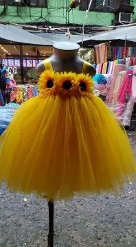 Sunflower Tutu Set, Tutus for Babies, Tutu Skirts for Babies, Yellow Tutu  Set