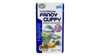 อาหารปลาหางนกยูง  Hikari Fancy Guppy ชนิดเม็ดกึ่งลอยน้ำ 22g.อาหารชนิดกี่งลอยน้ำ (Semi-Floating Type) สูตรสารอาหาร ครบถ้วน มีกรดไลโนเลอิค