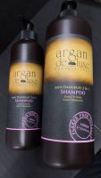 แชมพูออร์แกนิค ARGAN DELUXE 2in1 รักษารังแคและอาการคันศีรษะลดอาการระคายเคืองหนังศีรษะขนาด500ml.กับ1000ml.