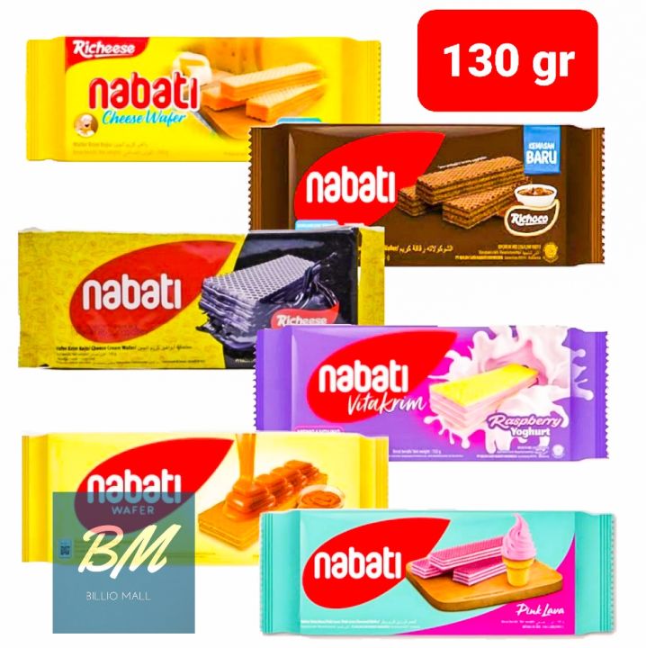 Nabati Wafer Premium 130 gr / Wafer NABATI 130 gram - Richeese Krim ...