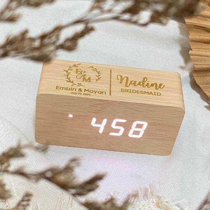 PERSONALIZED DIGITAL ALARM CLOCK Lazada PH