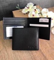 COACH DOUBLE BILLFOLD WALLET IN SIGNATURE กระเป๋าสตางค์ชาย พร้อมกล่องcoach