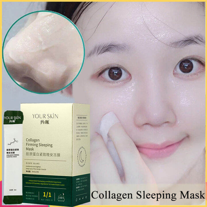 20Pcs/pack Collagen Jelly Sleeping Mask Firming mask Antiaging anti