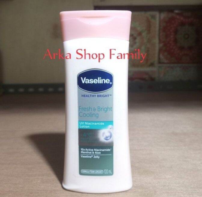 VASELINE Healthy Bright Fresh Fair Cooling UV Niacinamide Lotion 100ml ...