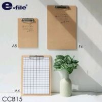 คลิปบอร์ด แนชเชอเริล e-file (อี-ไฟล์) ฮาร์ดบอร์ด ขนาด F4, A5, A4 (CCB15)