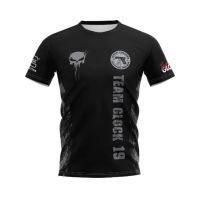 เสื้อพิมพ์ลาย Team Glock เนื้อผ้าใส่สบาย ระเหงื่อ แห้งเร็ว