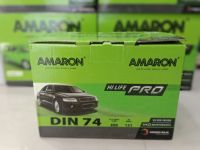 AMARON BETTERY ขั้วจมLN3 DIN74 ขนาดกว้าง18ยาว 28 สูง19 cm(REVO2.4 FORTUNER2.4 MG5 MG6 MG GS CRUZE TRAILBLAZER NEN COLORADO CAPTIVA2.4