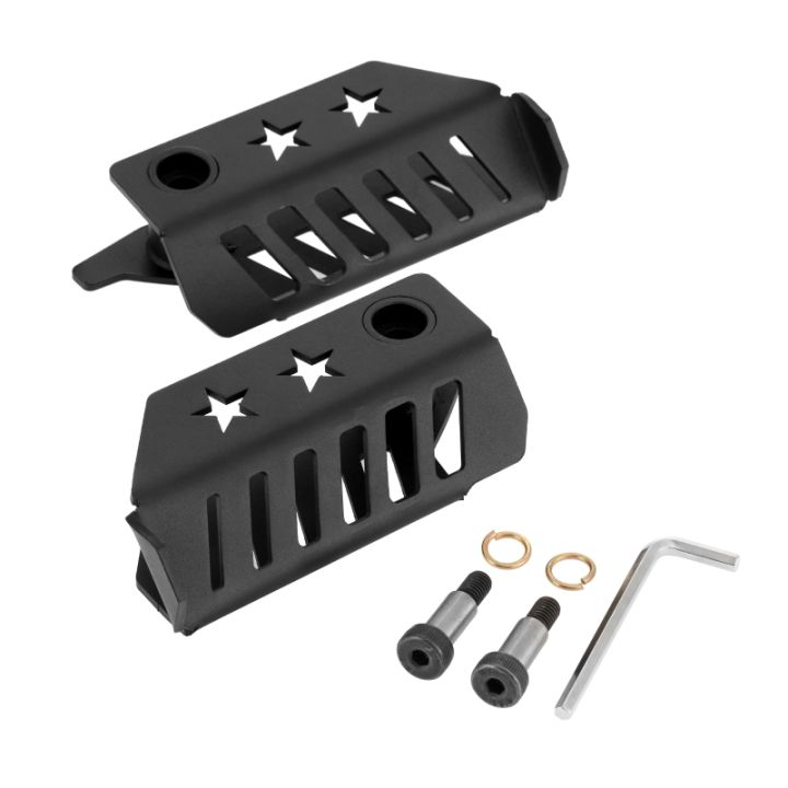 Front Black Steel Foot Pegs Foot Pedafor for Ford Bronco Accessories ...