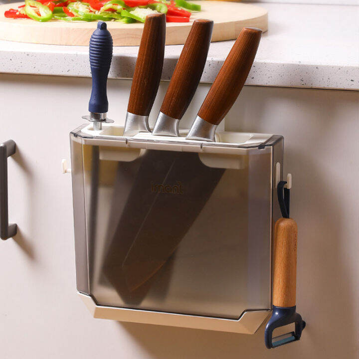 Knife Rack/Wall Mounted Knife Holder/SelfAdhesive Knife Blocks With