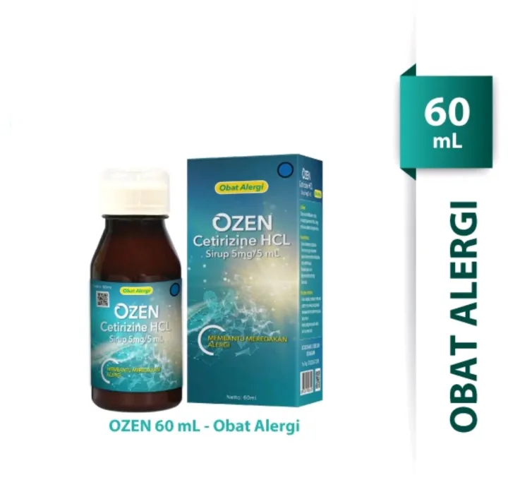 Ozen Otc Sirup 60ml Membantu Meredakan Alergi Obat Gatal Biduran