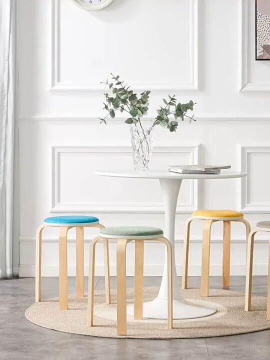 Stool Chair Cushion Chair Dining Chair Solid Wood Chair Kerusi Makan