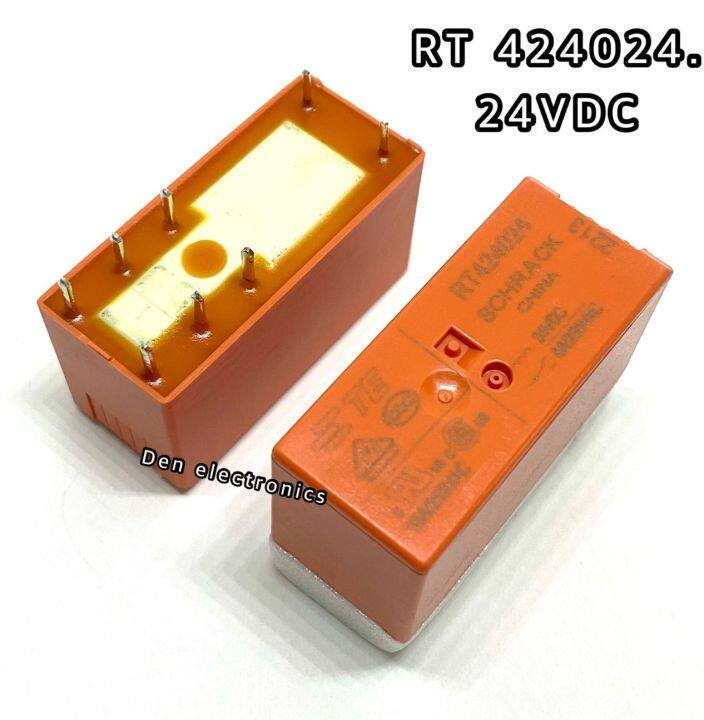 รีเลย์-te-rt314024-24v-8-ขา-16a-ของแท้-สินค้าพร้อมส่ง-มีสต๊อกในไทย-สินค้าออกบิลได้-สินค้ามีราคาขายส่ง-ทักแชทสอบถามได้เลยจ้า