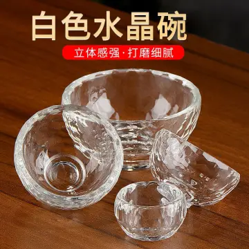 6pcs Glass Pudding Bowls Jelly Cups Small Clear Glass Bowls Dessert  Containers Kitchen Mini Prep Bowls