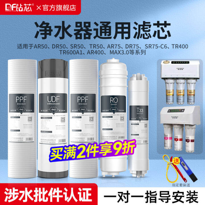 Aosmith Water Purifier Filter Element 12345 Grade Full Set Universal Max3.0 Ar400/AR50D1/SR50