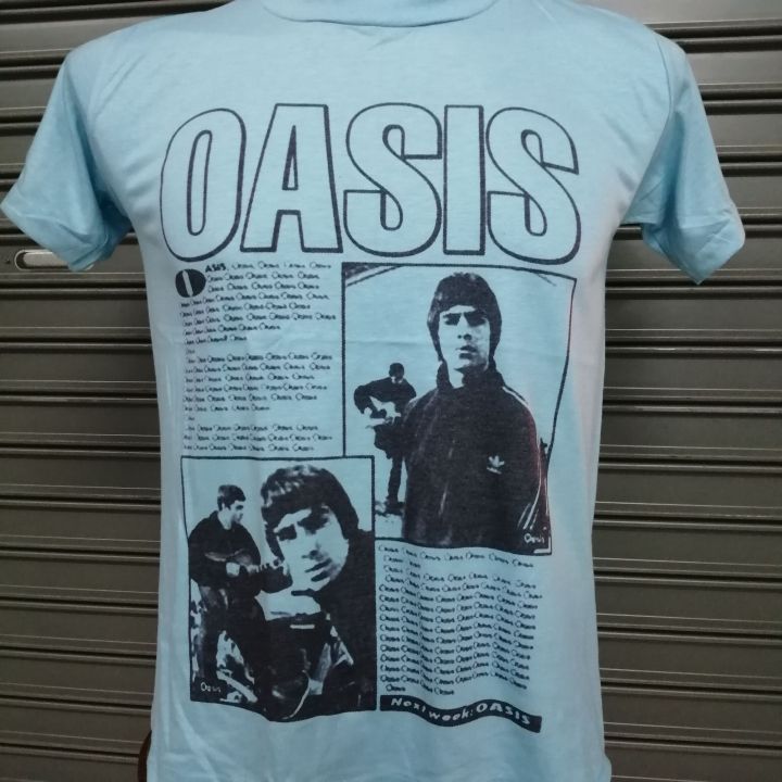 เสื้อ​วง​Oasis​ผ้า​บาง​