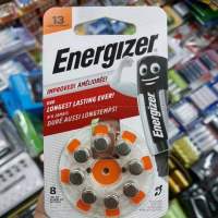 ถ่านเครื่องช่วยฟัง Energizer 13, A13, PR48 แพค8ก้อน 1.4V ของใหม่ ของแท้ Made in UK