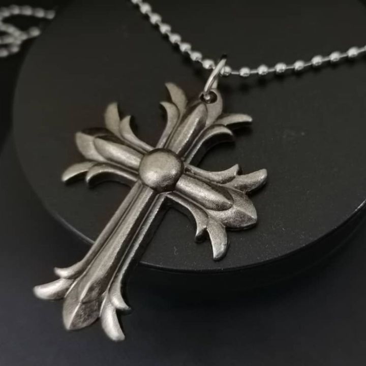 Chrome Hearts Large Cross Pendant Necklace