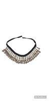 สร้อยคอ โบฮีเมียน สร้อยคอโชคเกอร์ ผูกปม ความยาว 18" แฮนเมด Afghan Tassels Dangle Choker Tie Necklace 18 Inches Traditional Ethnic Tribal Vintage Kuchi Bohemian Boho Gypsy Hippie Jewelry Handmade Boho