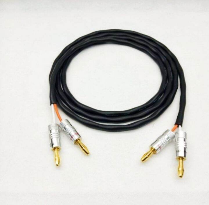 Kabel Speaker Canare 2S7F Original 2 Meter Jack Banana Male To Male