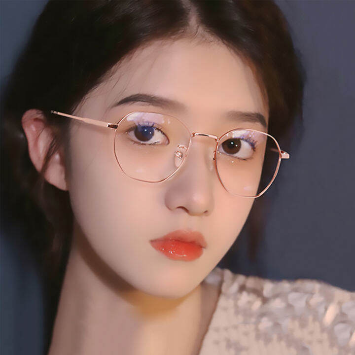 IMPALA JS6002W Fashion Korean Style Myopia Glasses for Women Metal