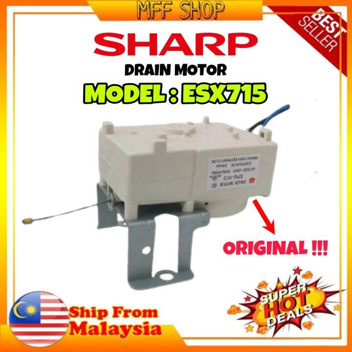 (ORIGINAL) ESX715 Sharp Drain Motor Washing Machine ORIGINAL Lazada