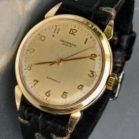 นาฬิกาวินเทจเก่าโบราณยุคปี 1937 ยุคแรกนาฬิกา Swiss นาฬิกา Universal Geneve Vintage ผู้ชายระบบอัตโนมัติ+ไขลาน