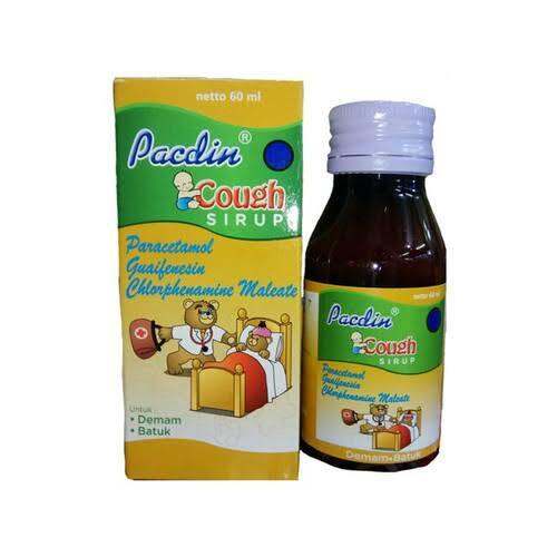 Pacdin Cough Baby Sirup 60mlobat Batuk Anakobat Batu Pilekdemamflu