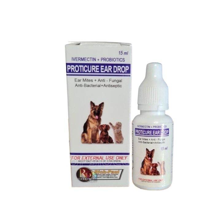 PROTICURE EAR DROP 15ML for (Ear Mites Anti Fungal ) Lazada PH