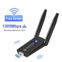 Usb WiFi 1300Mbps 2.4Ghz 5Ghz Dual Band USB 3.0การ์ดเครือข่ายสำหรับแล็ปท็อป PCRTL8812BU ไร้สายอะแดปเตอร์ Wifi Wifi 1300Mbps 802.11n/Ac