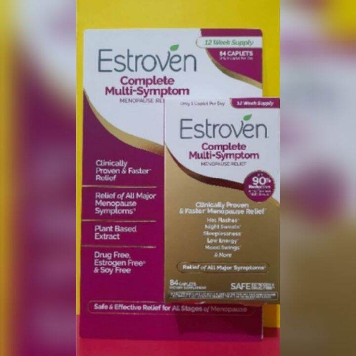 Estroven Complete Multi-Symptom Menopause Relief 84 Caplets EXPIRY ...