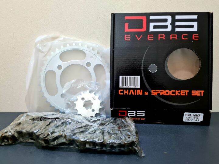 VEGA FORCE DBS EVERACE CHAIN AND SPROCKET SET Lazada PH