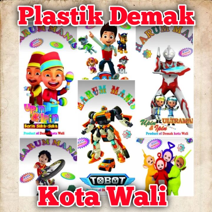 Plastik Harumanis Demak Kota Wali 1 Pack 4 Gambar Plastik Arumanis