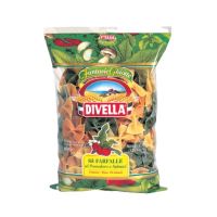 Divella Farfelle pasta ดีเวลล่า เส้นพาสต้ารูปโบว์ 3 สี