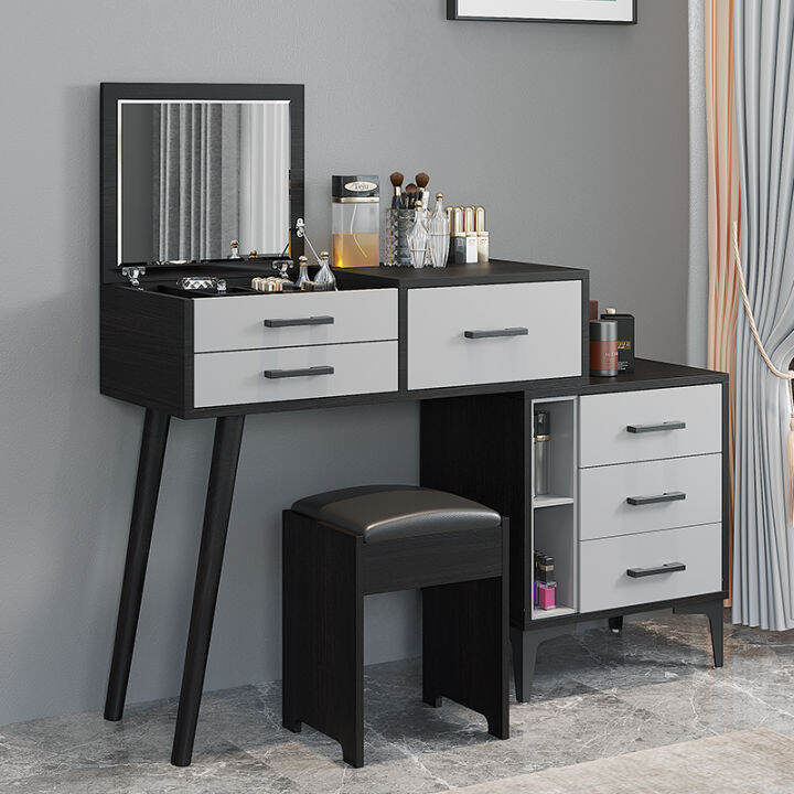 Light Luxury Dressing Table Bedroom Modern Minimalist Makeup Table Flip