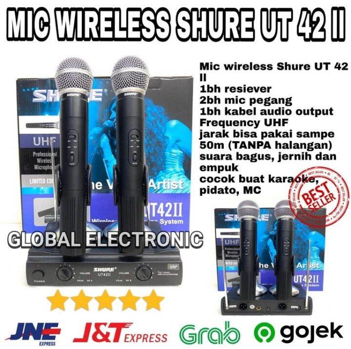 Mic wireless shure ut 42 ll ( Handheld ) Lazada Indonesia