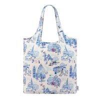 ?แท้?%จากอังกฤษ??Cath Kidston Foldaway Shopper - 30 Years London Toile?กระเป๋ารักษ์โลกพับได้✨พร้อมส่ง