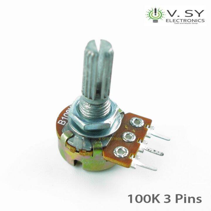 1pc. 50K B50K / 100K B100k / 500K B500K Dual Stereo Mono 3 And 6 Pin ...