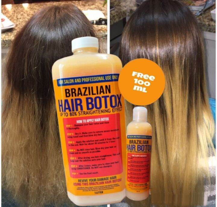 BUY 1LITER GET FREE 100ML Brazilian Hair Botox with Collagen and Argan