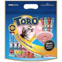 toroแมวเลีย-รวม4รส 52×15g.(1ซอง)