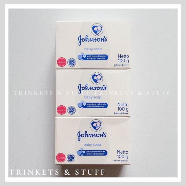 Johnson's Baby Soap 100g × 3 Bars | Lazada PH