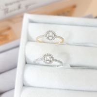 ?Amantio Diamond?แหวนเพชรแท้halo กัานเล็ก ✨เพชรแท้ ทองแท้18k✨