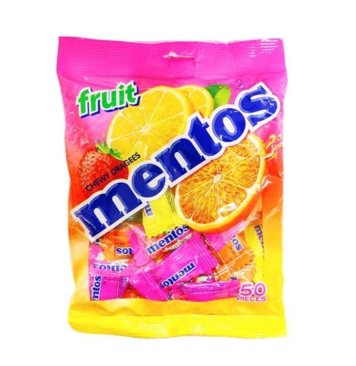 Mentos Fruit Mix Candy (pack of 50) | Lazada PH