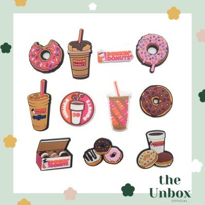 🥑The UNBOX • Crocs Jibbitz- Dunkin Donuts ตัวติดรองเท้า ส่งจากไทย