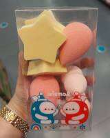 WismalFriends Sponge  ฟองน้ำ เนื้อนุ่ม 1 กล่อง มี 9 ชิ้น น่ารัก